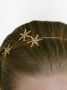 Jennifer Behr Haarband verfraaid met kristallen Goud - Thumbnail 2