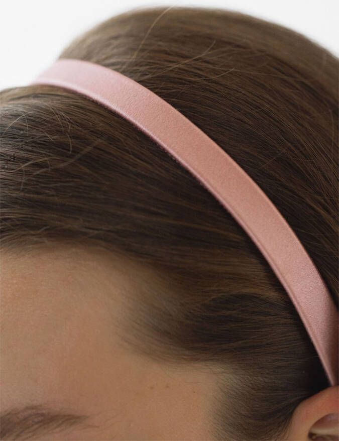 Jennifer Behr Zijden haarband Roze