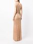 Jenny Packham Asymmetrische jurk Bruin - Thumbnail 4