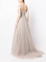 Jenny Packham Avondjurk met vierkante hals Zilver - Thumbnail 4