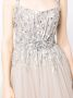 Jenny Packham Avondjurk met vierkante hals Zilver - Thumbnail 5
