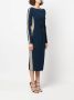 Jenny Packham Midi-jurk Blauw - Thumbnail 3