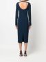 Jenny Packham Midi-jurk Blauw - Thumbnail 4