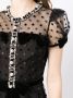 Jenny Packham Midi-jurk met stippen Zwart - Thumbnail 5