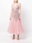 Jenny Packham Midi-jurk verfraaid met kristallen Roze - Thumbnail 2