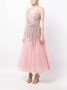 Jenny Packham Midi-jurk verfraaid met kristallen Roze - Thumbnail 3