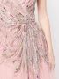 Jenny Packham Midi-jurk verfraaid met kristallen Roze - Thumbnail 5