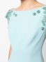 Jenny Packham Midi-jurk verfraaid met pailletten Blauw - Thumbnail 5