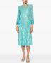 Jenny Packham Midi-jurk verfraaid met pailletten Blauw - Thumbnail 1
