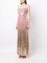Jenny Packham Strapless jurk Roze - Thumbnail 3