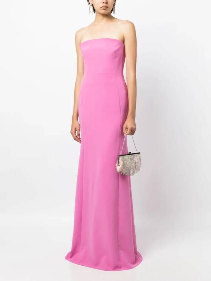 Jenny Packham Strapless jurk Roze