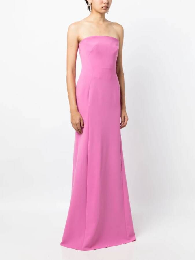 Jenny Packham Strapless jurk Roze