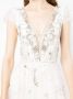 Jenny Packham Tulen avondjurk met pailletten Beige - Thumbnail 5