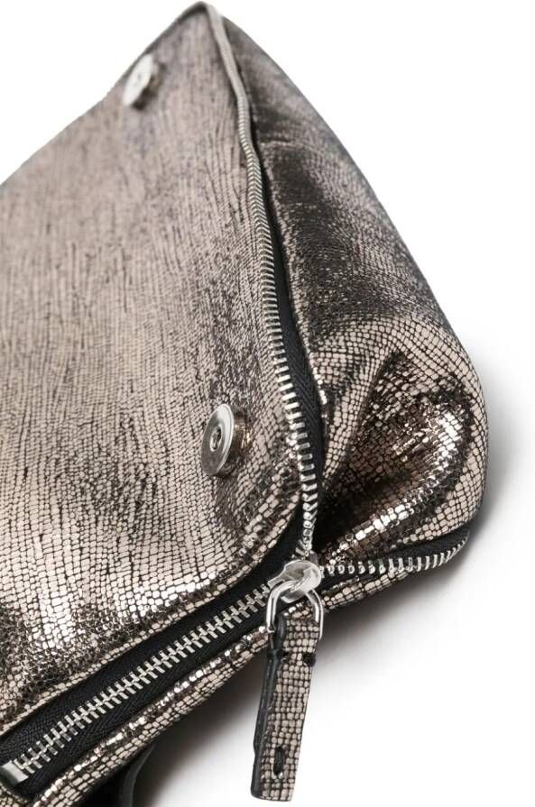 Jérôme Dreyfuss Crossbodytas met lamé-effect Goud