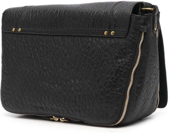 Jérôme Dreyfuss Igor Bubble leren crossbodytas Zwart