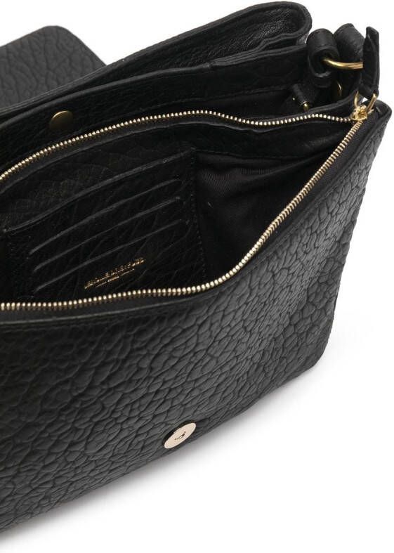 Jérôme Dreyfuss Igor Bubble leren crossbodytas Zwart