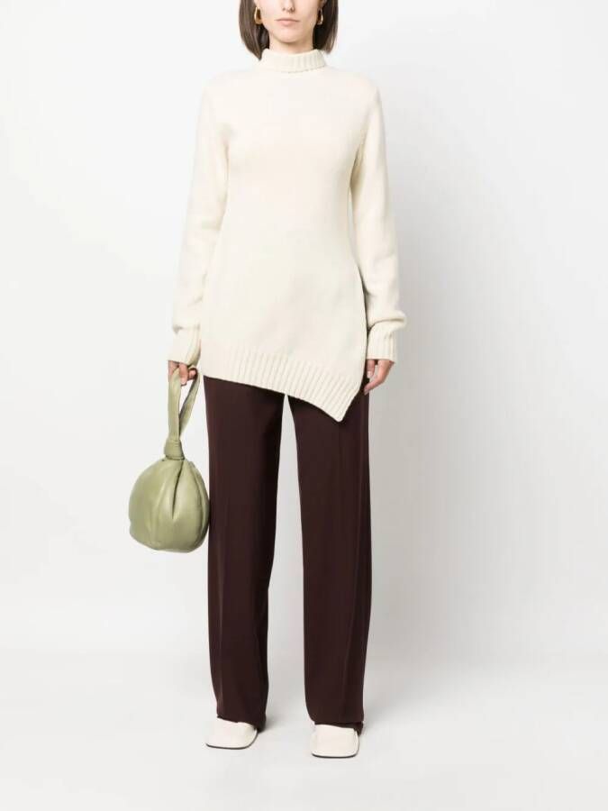 Jil Sander Asymmetrische trui Beige