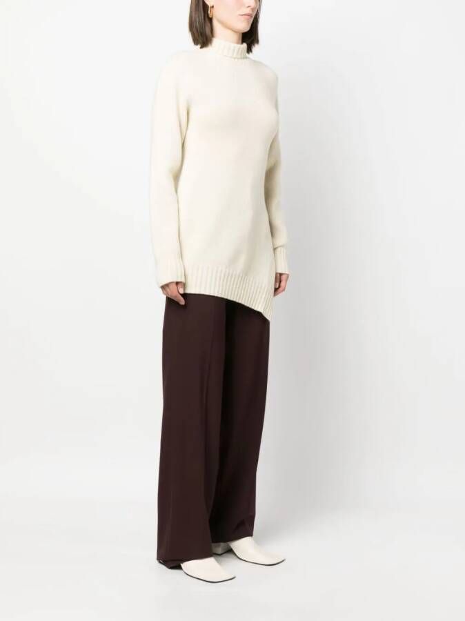 Jil Sander Asymmetrische trui Beige