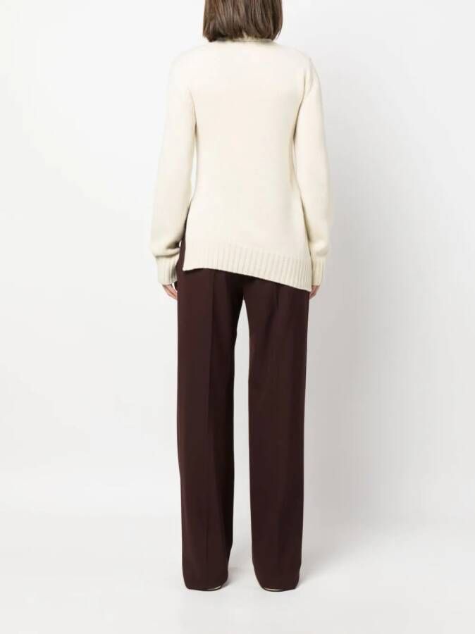 Jil Sander Asymmetrische trui Beige