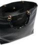 Jil Sander Shopper met bamboe handgreep Zwart - Thumbnail 5