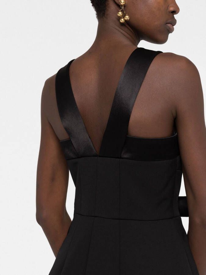 Jil Sander Mini-jurk met strik Zwart