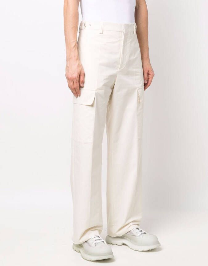 Jil Sander Broek met cargo zak Beige