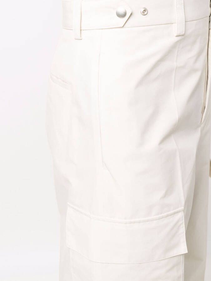 Jil Sander Broek met cargo zak Beige