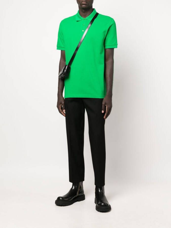 Jil Sander Broek met toelopende pijpen Zwart