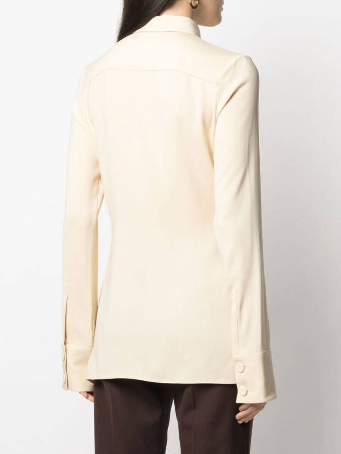 Jil Sander Button-up blouse Beige