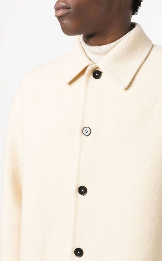 Jil Sander Button-up shirtjack Beige