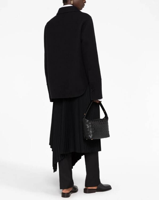 Jil Sander Button-up shirtjack Zwart