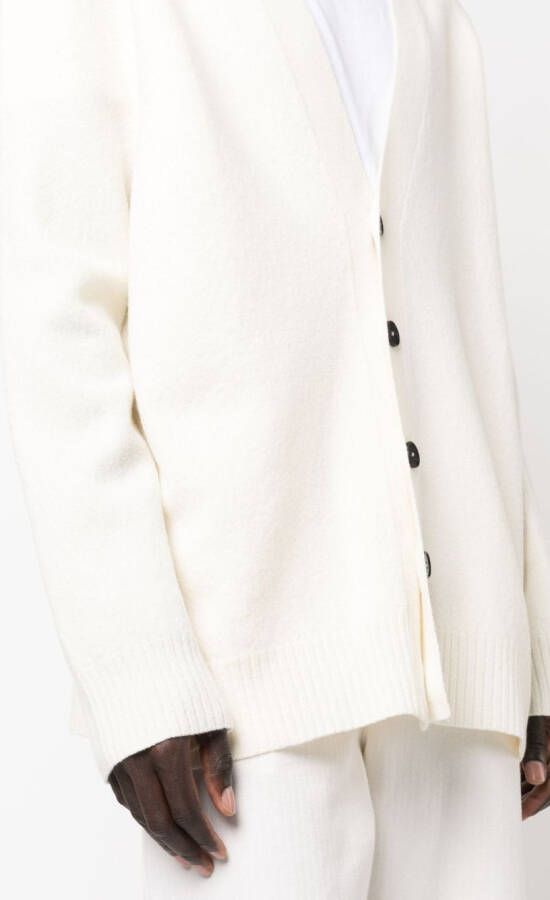 Jil Sander Button-up vest Beige