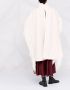 Jil Sander Cape met franje Beige - Thumbnail 4