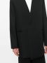 Jil Sander Colbert met dubbele rij knopen Zwart - Thumbnail 5