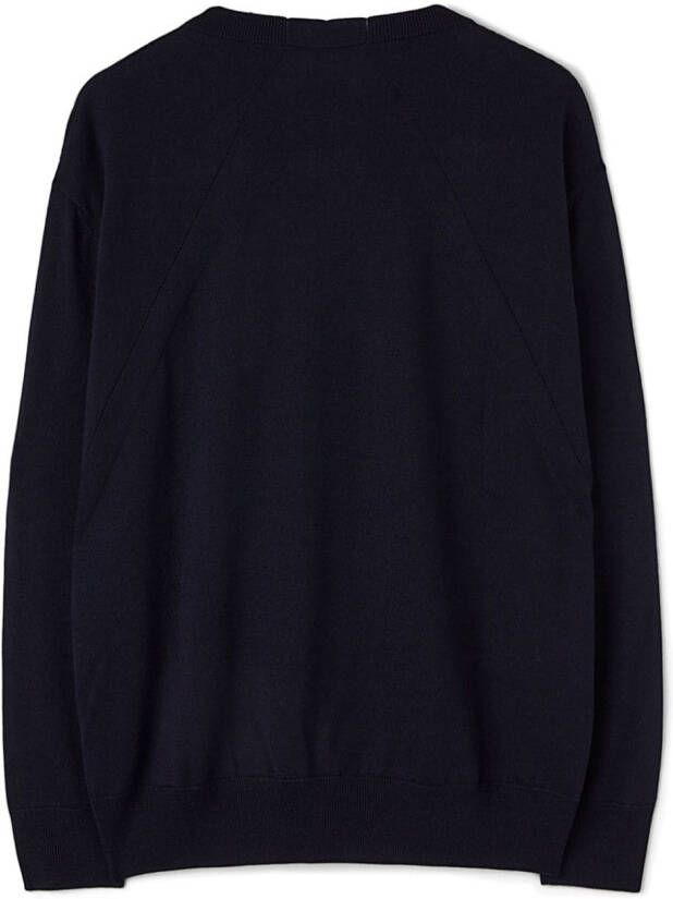 Jil Sander Trui met ronde hals Blauw