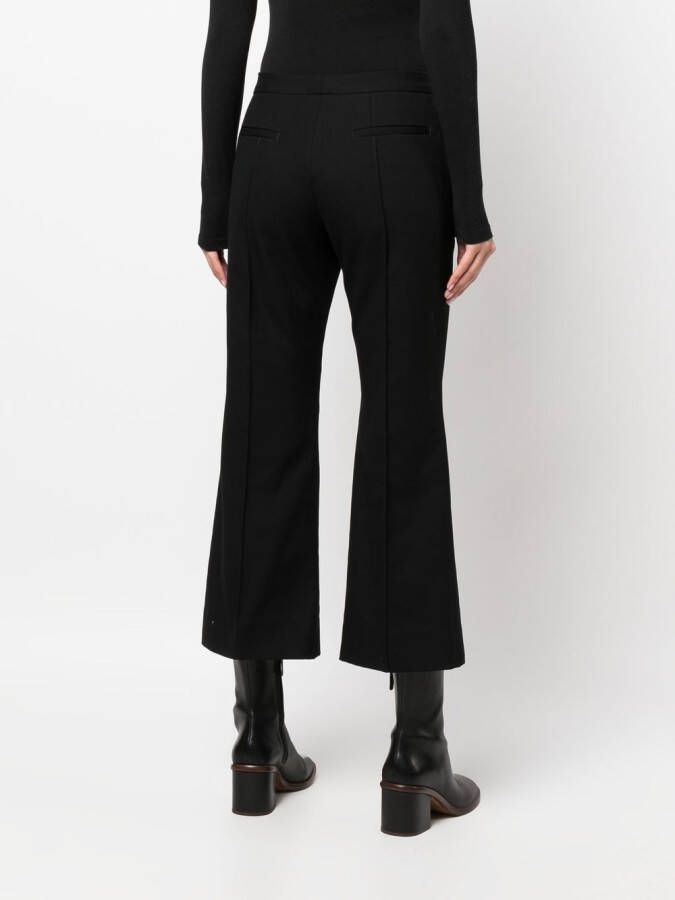 Jil Sander Cropped broek Zwart
