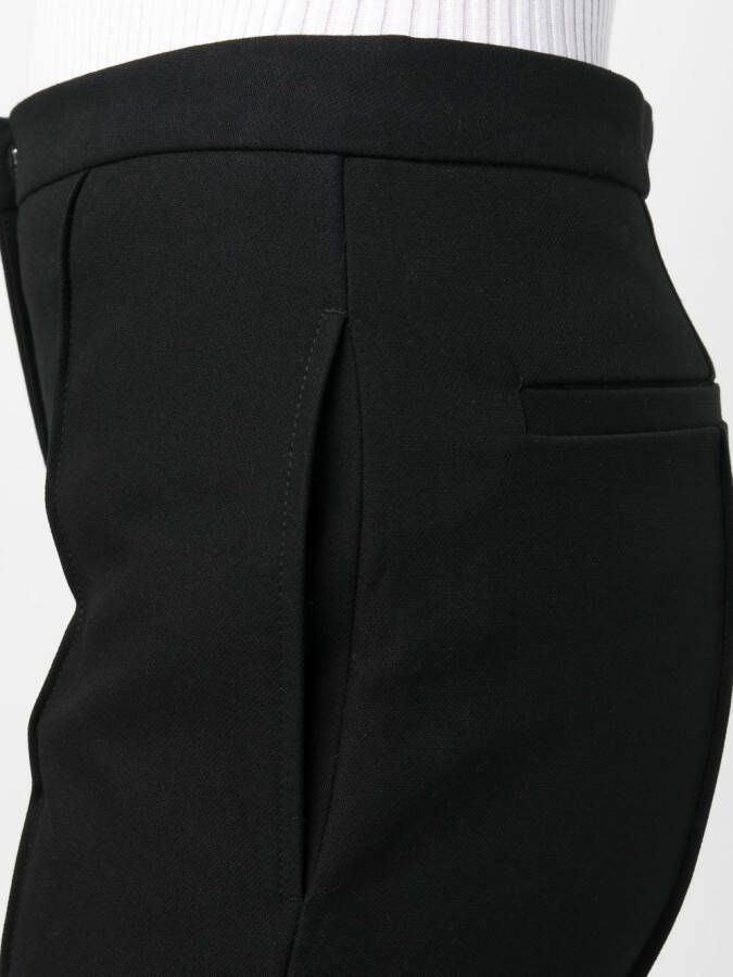 Jil Sander Cropped pantalon Zwart