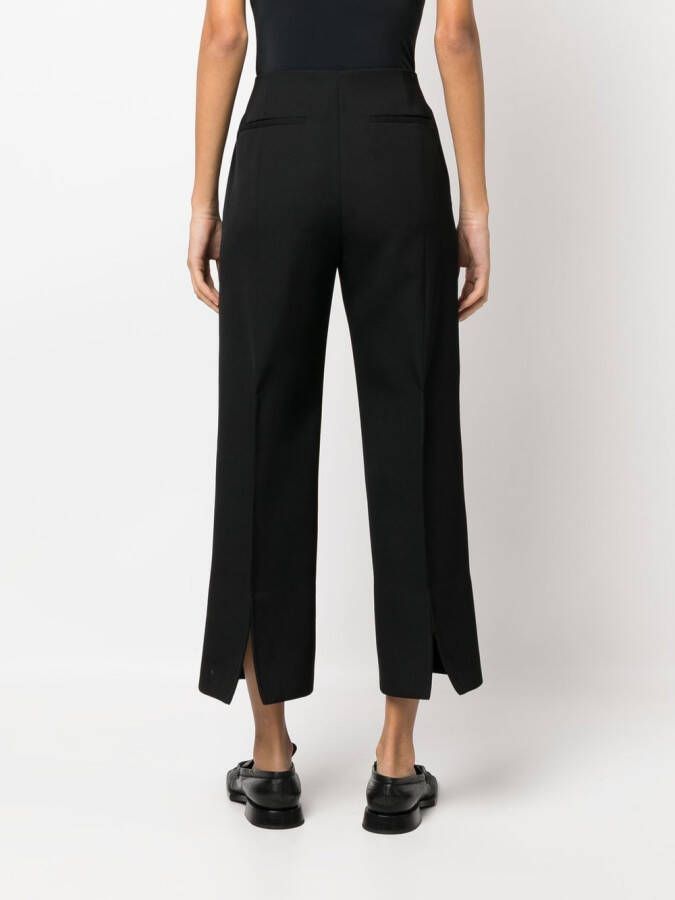 Jil Sander Broek met wijde pijpen Zwart