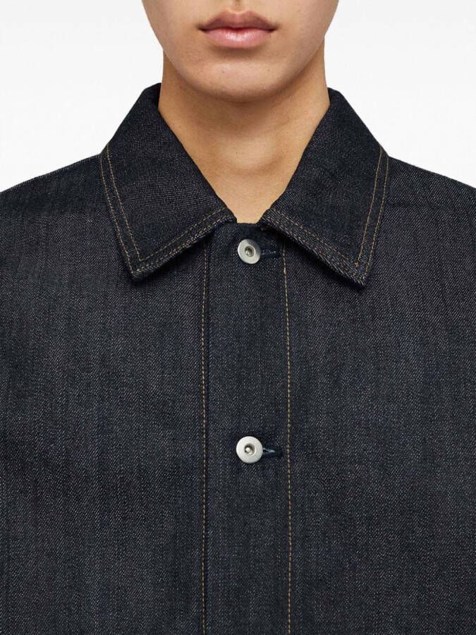 Jil Sander Denim overhemd Blauw