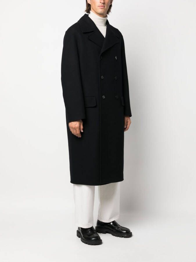 Jil Sander Jas met dubbele rij knopen Blauw