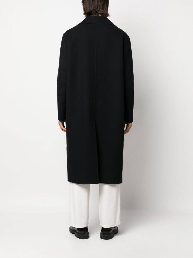 Jil Sander Jas met dubbele rij knopen Blauw
