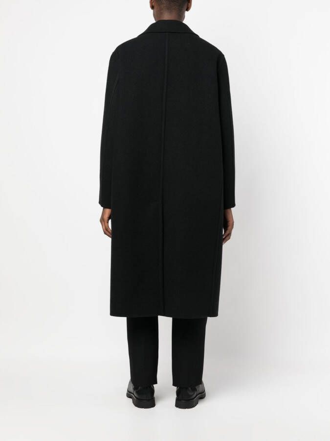 Jil Sander Jas met dubbele rij knopen Zwart