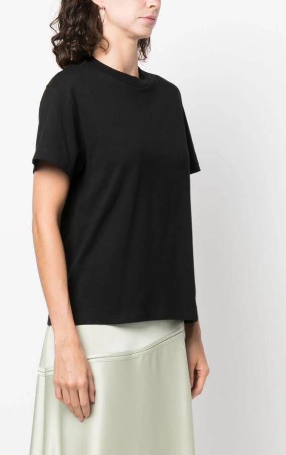 Jil Sander Drie T-shirts met logopatch Wit