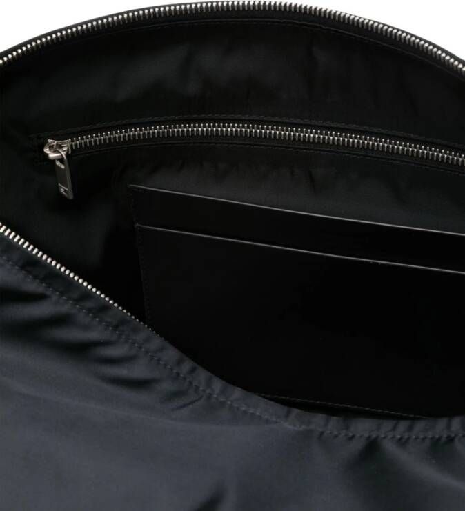 Jil Sander Duffeltas met logopatch Zwart