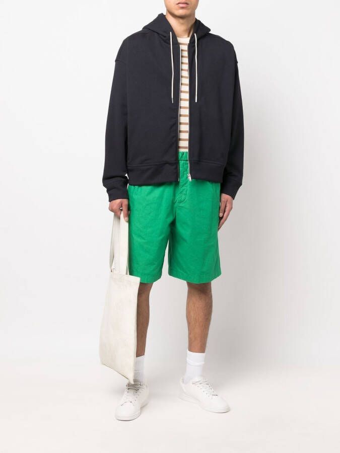 Jil Sander Elastische shorts Groen