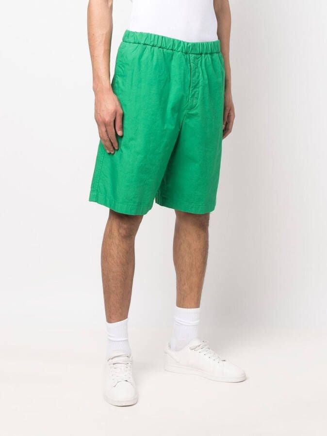 Jil Sander Elastische shorts Groen