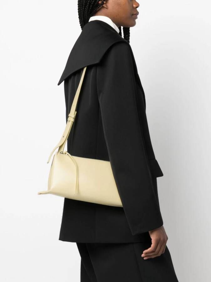Jil Sander Empire shopper met logo-reliëf Geel