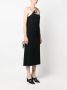 Jil Sander Onderjurk met veren afwerking Zwart - Thumbnail 4