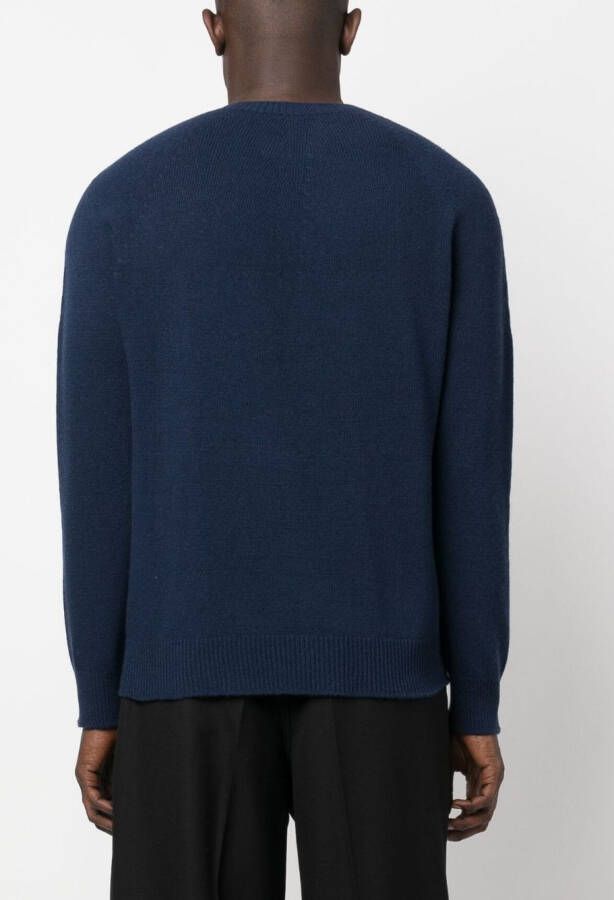 Jil Sander Fijngebreide trui Blauw