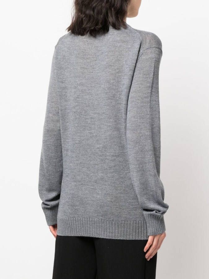 Jil Sander Fijngebreide trui Grijs